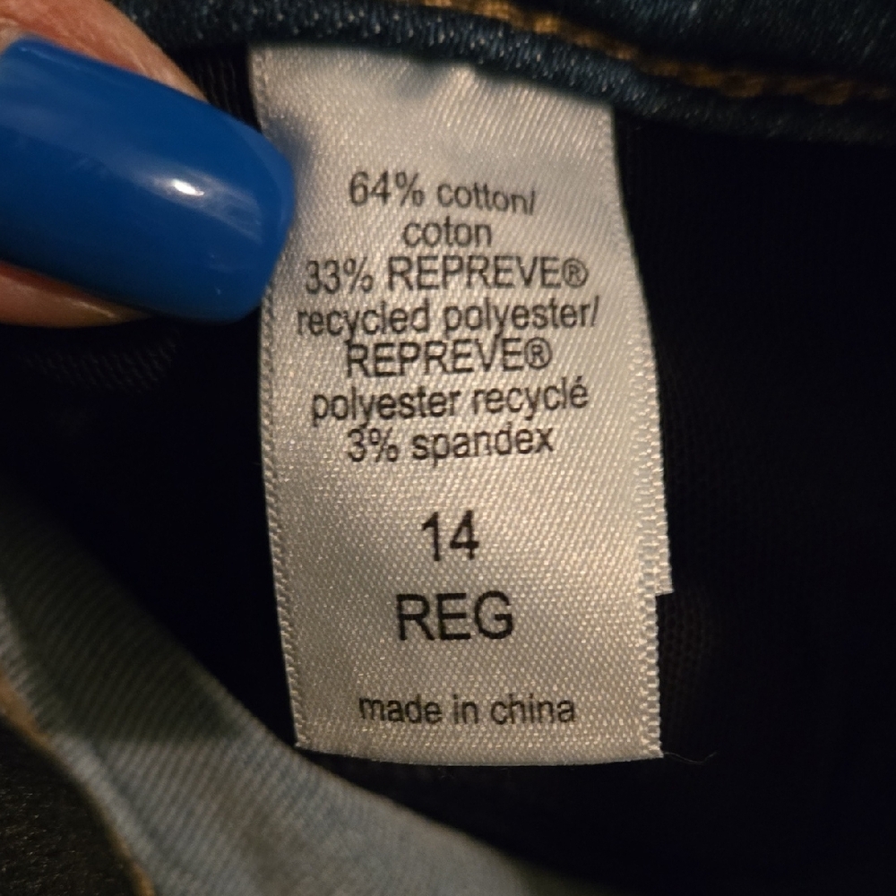Like New Maurices Everflex Crop Denim - Picture 7 of 8